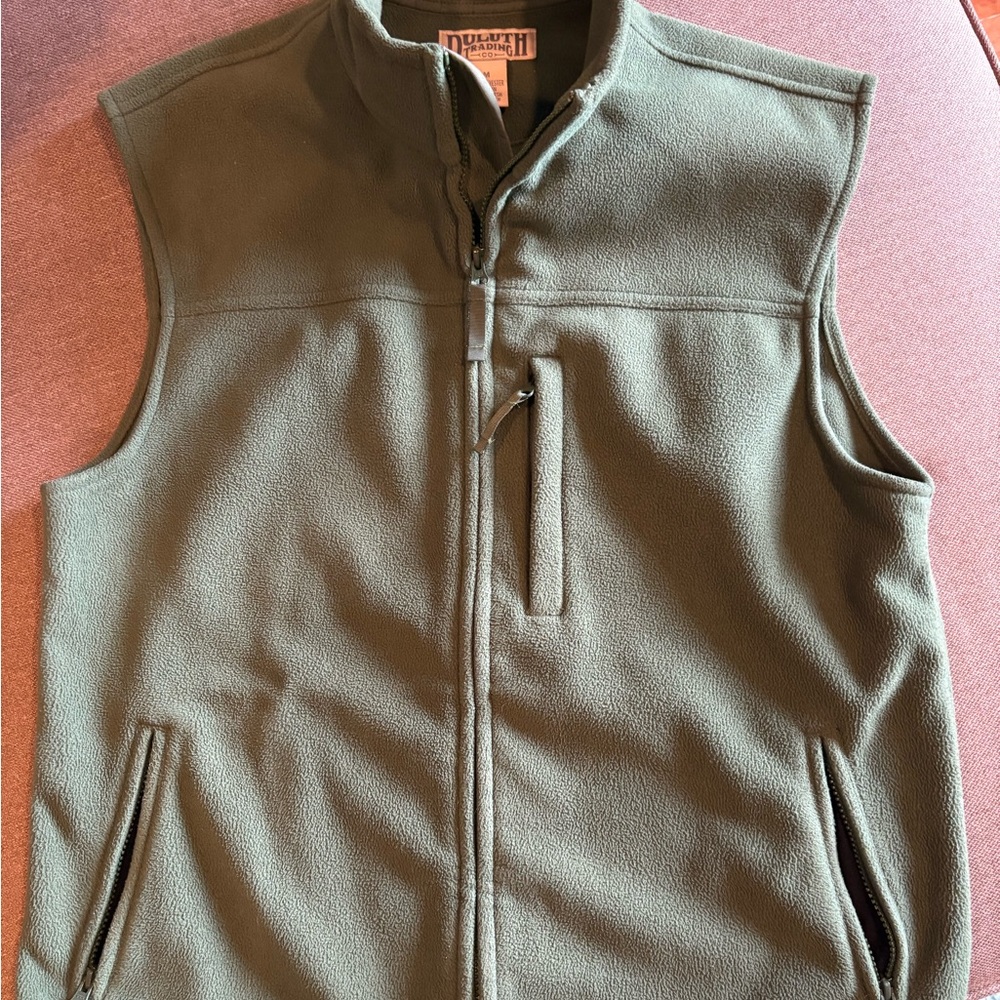 Duluth Trading Co Olive Vest